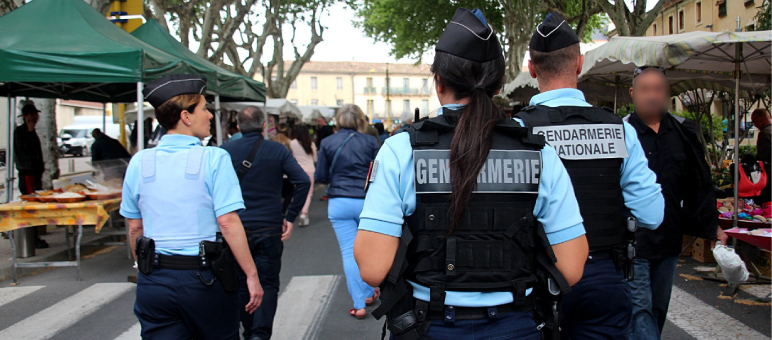 Alexia, Assistante administrative, dans son activité de Réserviste au sein de la Gendarmerie Nationale